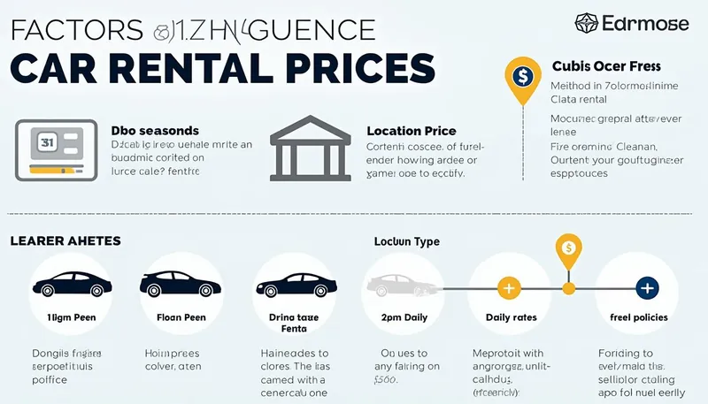 discover the key factors that influence car rental prices, including location, demand, rental duration, and vehicle type, to help you get the best deal.