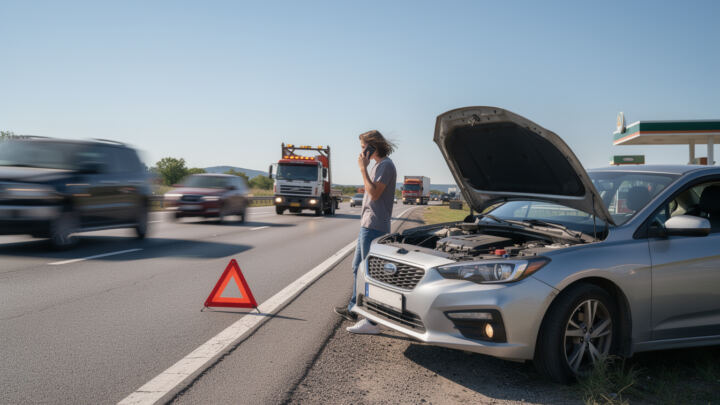 learn essential steps to take if your rented car breaks down, including safety tips, whom to contact, and how to handle roadside emergencies effectively.
